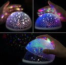 Projetor de Estrelas Galaxy Star Master 360° - Luminária Decorativa com Efeito Relaxante de Céu Noturno para Quartos, Festas e Ambientes