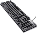 Teclado Gamer Semi Mecânico com LED ABNT2