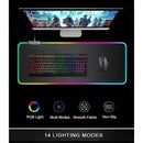 ALFA Mouse Pad Gamer Iluminado Rgb Led 80x30cm Preto