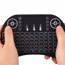 Teclado Mini USB com LED e Touchpad