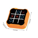Jogo de Tabuleiro Multifuncional Tic-Tac-Toe - Jogo de Mesa Montessori e Quebra-Cabeça para Crianças e Adultos