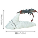 Lâmpada 3D Dragão de Fogo, Luz Recargável USB para Mesa, Decoração de Halloween e Natal.