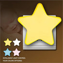 LED Estrelas, Lâmpada de Noite com Plugue EU/US para Decoração de Casa, Quarto, Berço e Corredor