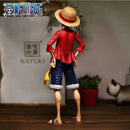Action Figure Luffy One Piece Confiante Sorridente com Três Rosto Trocáveis - 28cm