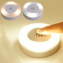 Luz Noturna LED Portátil Recarregável via USB para Sala de Estar e Quarto - Decoração de Casa, Iluminação de Ambiente