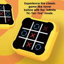 Jogo de Tabuleiro Multifuncional Tic-Tac-Toe - Jogo de Mesa Montessori e Quebra-Cabeça para Crianças e Adultos