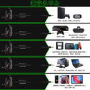 Headset 3.5mm com Microfone para Jogos - Headset para PS4, PC e Chat
