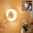 Luz Noturna LED Portátil Recarregável via USB para Sala de Estar e Quarto - Decoração de Casa, Iluminação de Ambiente