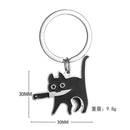 Colar Killer Cat - Pingente de Gato Preto - Colar Punk Retro para Homens e Mulheres - Joia Criativa e Divertida - Presente para Festas