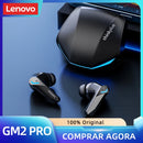 Fone de ouvido Bluetooth Gamer, Lenovo Original GM2 Pro 5.3