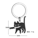 Colar Killer Cat - Pingente de Gato Preto - Colar Punk Retro para Homens e Mulheres - Joia Criativa e Divertida - Presente para Festas