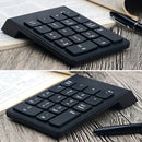 Teclado Sem Fio 2.4G Mini Teclado Numérico Digital com 18 Teclas para Contabilidade e Finanças - Teclado Inteligente para Laptop Notebook
