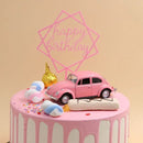 Miniatura de Carro Fusca = Modelo Diecast Metálico com Ação de Retrocesso