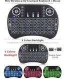 Teclado Mini USB com LED e Touchpad