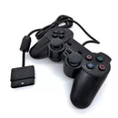 Controle para  PS2 Com Fio - Cor Preto