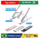 Suporte Ajustável Ergonômico para Tablet, iPad e Notebook - Dobrável e Portátil