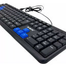 Teclado USB com Fio Padrão ABNT2 – Ergonômico e Resistente