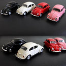 Miniatura de Carro Fusca = Modelo Diecast Metálico com Ação de Retrocesso