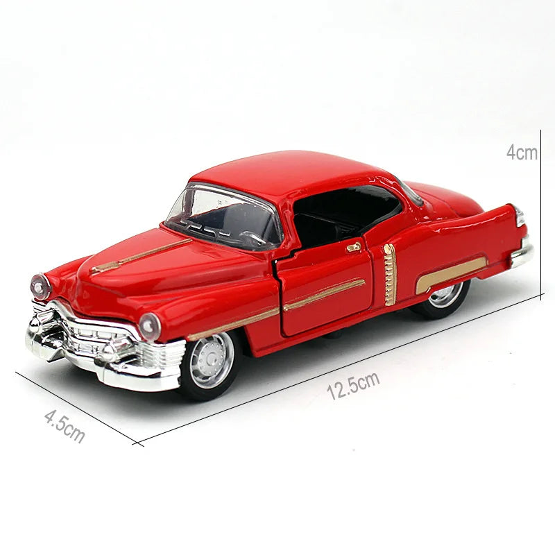 Miniatura Cadillac Vintage em Liga Metálica - Modelo Clássico de Carro Colecionável