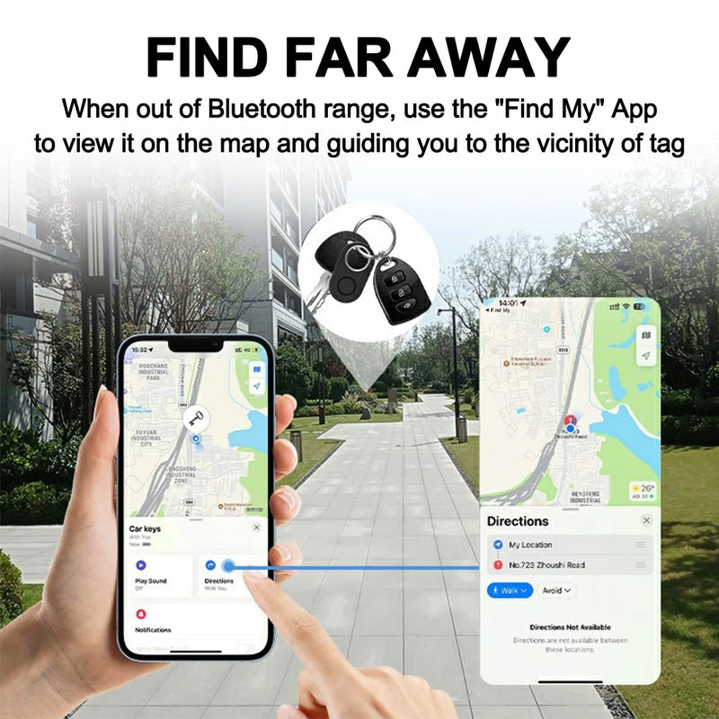Mini GPS Tag Localizador Bluetooth Inteligente – Localize seus Itens com Facilidade