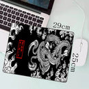 Large Japanese Dragon Gaming Mousepad - 90x40cm, 70x30cm 