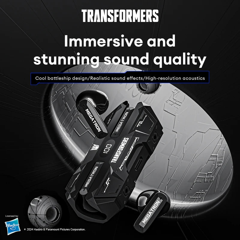 Fones Bluetooth Transformers TF-T51 – Potência e Estilo em Cada Batida