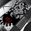 Large Japanese Dragon Gaming Mousepad - 90x40cm, 70x30cm 