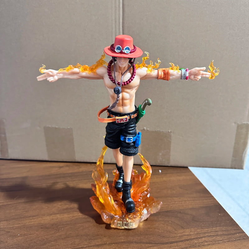 Portgas D. Ace – One Piece (28cm, com Luz) - Action Figure