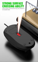 Mouse USB Óptico para Escritório e Jogos