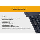 Teclado Numérico USB com Fio, Teclado Digital Slim Mini de 18 Teclas para Laptop, PC, Desktop, Notebook e Mais