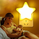 LED Estrelas, Lâmpada de Noite com Plugue EU/US para Decoração de Casa, Quarto, Berço e Corredor