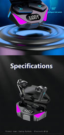 Fone de Ouvido Sem Fio X15 TWS com Display LED – Som Imersivo e Cancelamento de Ruído