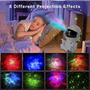 Robô Projetor Astronauta com Controle Remoto, Luz Noturna de Céu Estrelado, Lâmpada de Projeção LED - Brinquedo Divertido para Crianças, Quarto, Festa em Casa e Presente de Aniversário