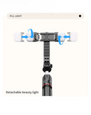 Tripé Selfie Stick com Luz LED Keelead – Bluetooth, Portátil e Ajustável (45,66 Polegadas)