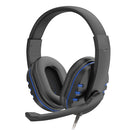 Headset 3.5mm com Microfone para Jogos - Headset para PS4, PC e Chat