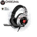 Fone de Ouvido Gamer ONIKUMA K19 com Microfone, Fio, Cancelamento de Ruído e Som Estéreo