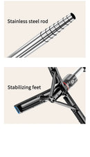 Tripé Selfie Stick com Luz LED Keelead – Bluetooth, Portátil e Ajustável (45,66 Polegadas)