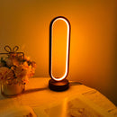 LED Ring Light for Bedroom and Living Room, Night Light with Three Colors and Dimmable Dimmable