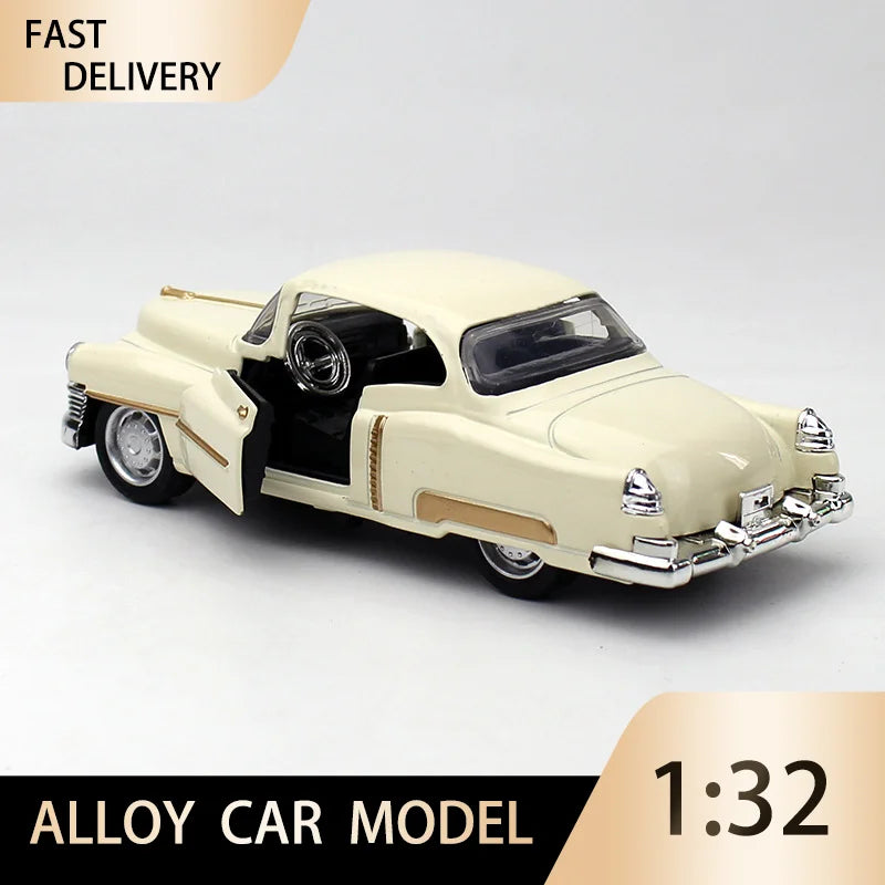 Miniatura Cadillac Vintage em Liga Metálica - Modelo Clássico de Carro Colecionável