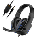 Headset 3.5mm com Microfone para Jogos - Headset para PS4, PC e Chat