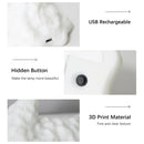 Lâmpada 3D Dragão de Fogo, Luz Recargável USB para Mesa, Decoração de Halloween e Natal.