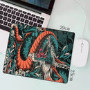 Large Japanese Dragon Gaming Mousepad - 90x40cm, 70x30cm 