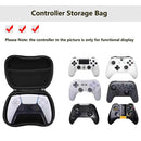 Bolsa de Viagem para Controle Compatível com Switch Pro Controller, Controle PS5, Controle Xbox, Estojo Compacto de Casca Dura