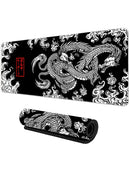 Large Japanese Dragon Gaming Mousepad - 90x40cm, 70x30cm 