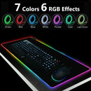 ALFA Mouse Pad Gamer Illuminated Rgb Led 80x30cm Black 