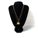 Colar Par Sol e Lua - Pingente de Expressão Boa Noite - Acessório para Homens e Mulheres