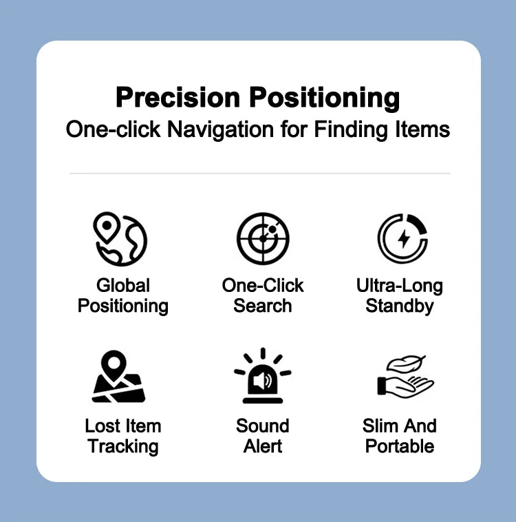 Mini GPS Tag Localizador Bluetooth Inteligente – Localize seus Itens com Facilidade