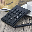 Teclado Sem Fio 2.4G Mini Teclado Numérico Digital com 18 Teclas para Contabilidade e Finanças - Teclado Inteligente para Laptop Notebook