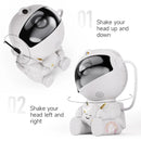 Robô Projetor Astronauta com Controle Remoto, Luz Noturna de Céu Estrelado, Lâmpada de Projeção LED - Brinquedo Divertido para Crianças, Quarto, Festa em Casa e Presente de Aniversário