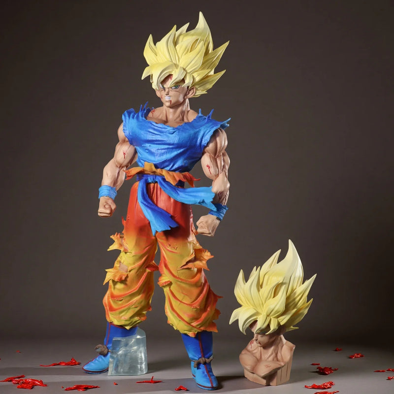 Action Figure Goku Super Saiyajin – 27cm (2 Cabeças Intercambiáveis)
